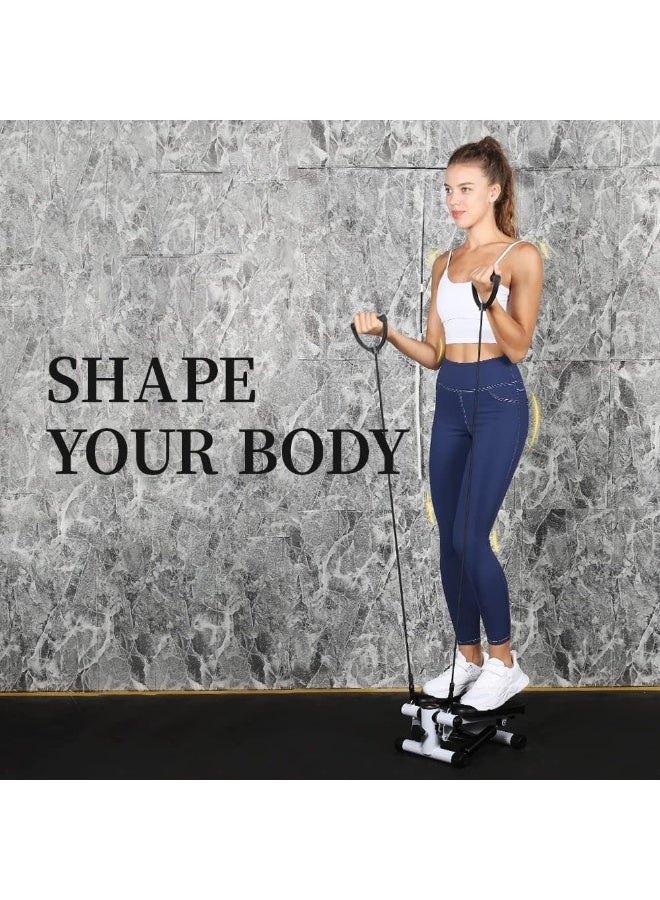 SportQ Mini Stepper with LCD Display & Rubber Resistors – Fitness Exercise, Tummy & Hips Toning & Fat Burning – Quiet Anti-Slip Design, Suitable for Home Workout - Image 3