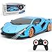 QUN XING Remote Control Car 124 Officially Licensed 24GHZ Rc Cars Lambo Sport Racing Toy Car for Kids Boys 47 Years Birthday Gift Blue - Image 3