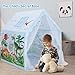 Decalsweet Kids Tent Toddler Playhouse for Boys GirlsLarge and Foldable Kids Playtents with WindowsPortable and Lightweight Play Tent IndoorOutdoor Gift for Children - Image 4