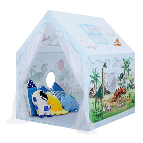 Decalsweet Kids Tent Toddler Playhouse for Boys GirlsLarge and Foldable Kids Playtents with WindowsPortable and Lightweight Play Tent IndoorOutdoor Gift for Children - Image 1