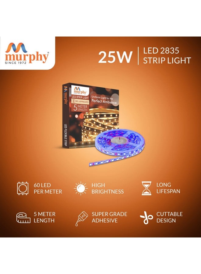 Murphy 25W LED Strip 2835 Cove Light 5 Metre (Blue) with Driver, Pack of 8 - Image 2