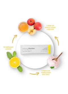 routine Morning Daily Hydration ; Electrolyte Powder Packets With Apple Cider Vinegar Lemon And Sea Salt ; Hydrate Powder Electrolyte Drink Mix ; Keto & Paleo Electrolytes Hydration Powder 30 Ct  - Image 3