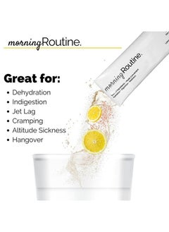 routine Morning Daily Hydration ; Electrolyte Powder Packets With Apple Cider Vinegar Lemon And Sea Salt ; Hydrate Powder Electrolyte Drink Mix ; Keto & Paleo Electrolytes Hydration Powder 30 Ct  - Image 4