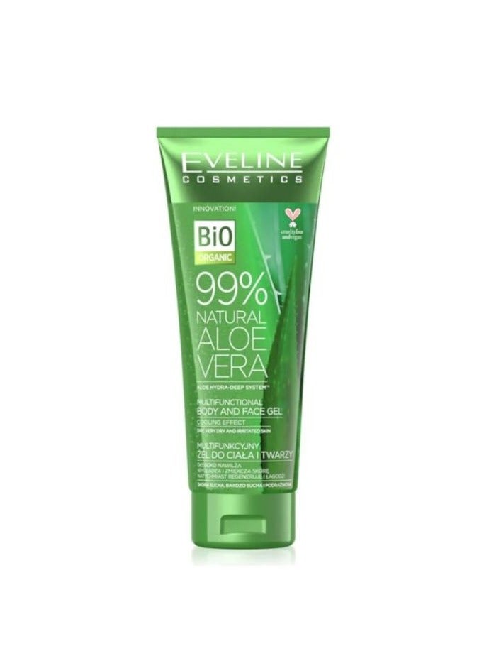 Generic Eveline 99% Natural Aloe Vera Body & Face Gel 250ml