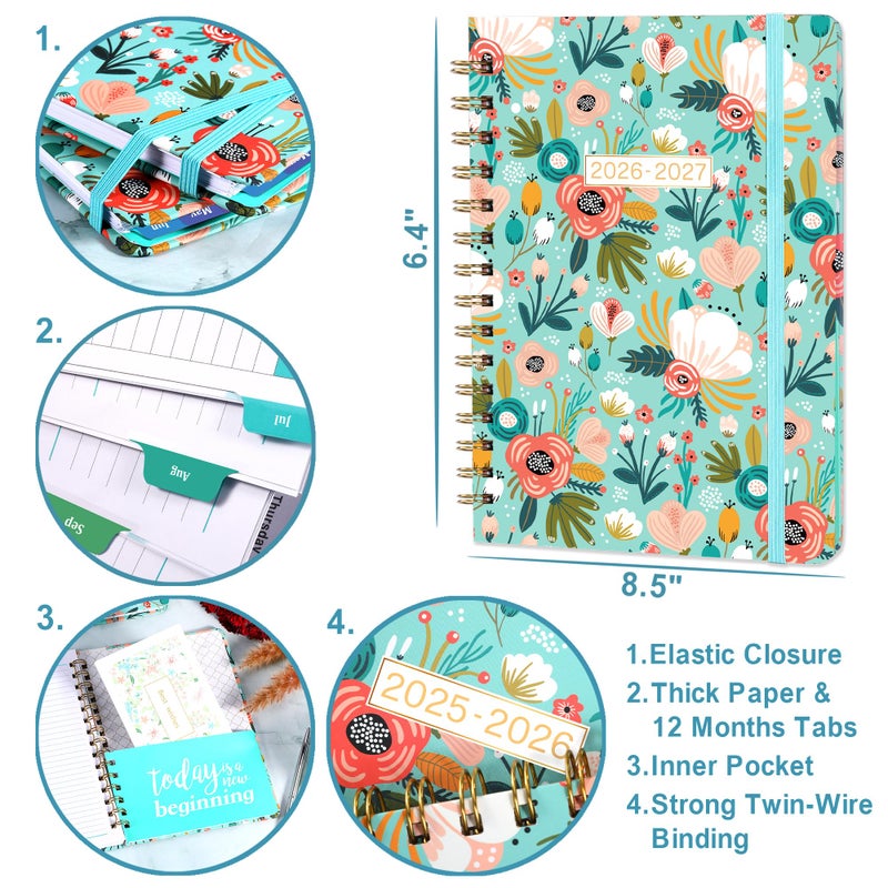 Coboll Planner 2026-2027 - Weekly Monthly Planner form July 2026 to June 2027, Academic Planner with Inner Pocket, Premium Paper, 6.4â€˜â€™ x 8.3â€˜â€™ - Image 3