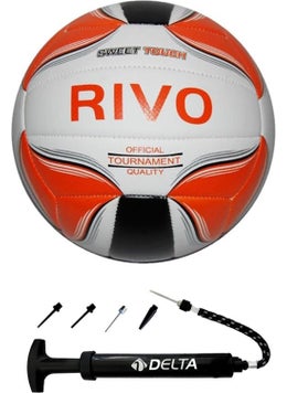 Rivo Stitched Size 5 Volleyball Ball + Ball Pump