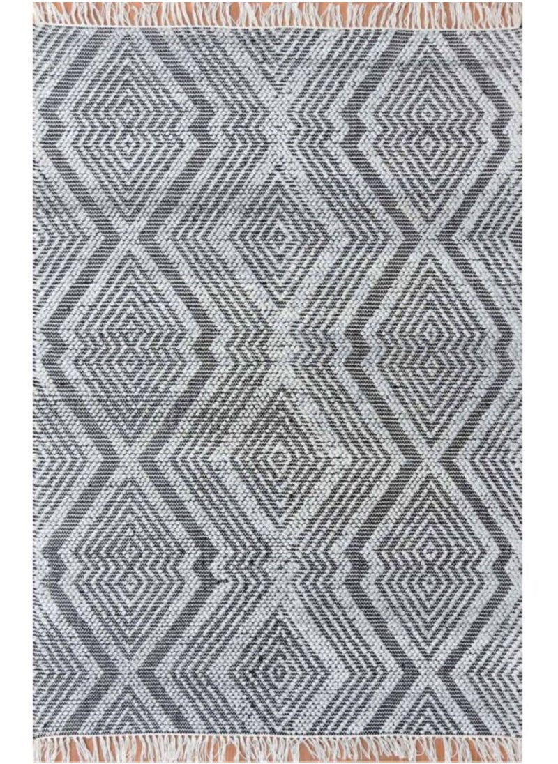 AURUM HOME - AH047A Hand Woven Modern Carpets & Area Rug  Indoor Living Dining Bedroom Room and Gallery Wool, Rectangle - Image 1