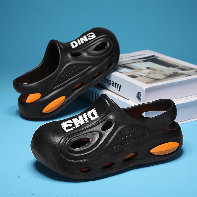 Parent-Child Cave Shoes Boys Shoes Sandals Summer Baotou Children'S Beach Shoes Non-Slip Middle And Big Boys Sandals - Image 5