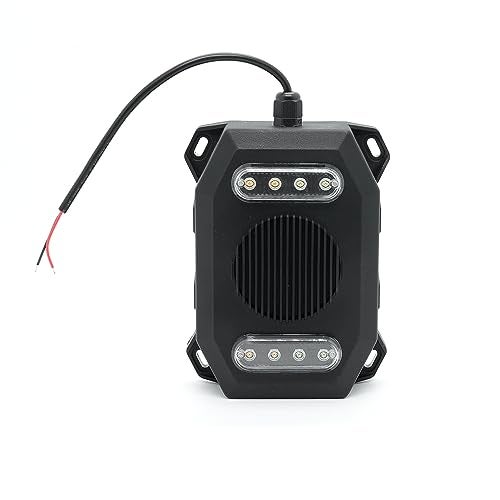 YUESONIC 102dB Reversing Backup Alarm & Light Warning System – 12-24V Beep Sound Safety Alert for Vehicles - Image 2