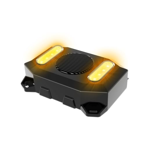 YUESONIC 102dB Reversing Backup Alarm & Light Warning System – 12-24V Beep Sound Safety Alert for Vehicles - Image 1