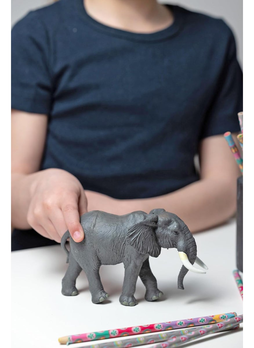 Papo Papo  African Elephant  Wild Animal Figurine  3 Years Old  HandPainted  Childrens Gift idea  Realistic Educational Toy  Durable  161cm x 89cm x 98cm  Wildlife Figurine  - Image 2