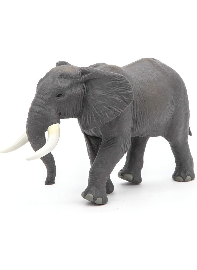 Papo Papo  African Elephant  Wild Animal Figurine  3 Years Old  HandPainted  Childrens Gift idea  Realistic Educational Toy  Durable  161cm x 89cm x 98cm  Wildlife Figurine  - Image 1