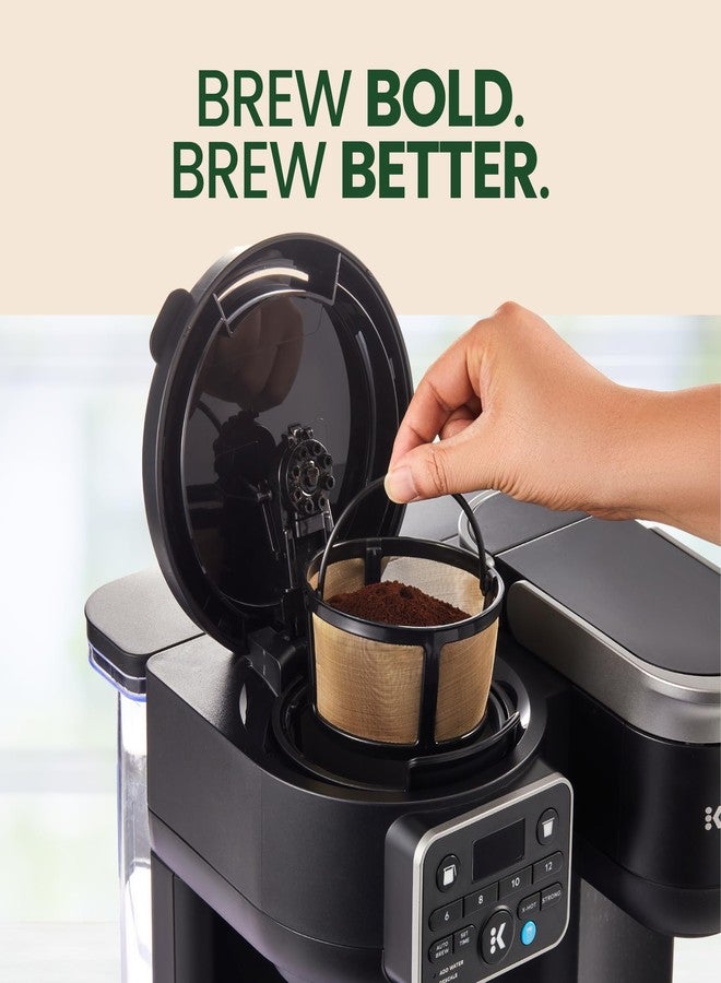 PUREHQ Reusable Mesh Coffee Filter Basket for Keurig K Duo Coffee Maker (Gen 2) and Keurig K-Duo Essentials, With 2 Refillable K Cups Pod by PureHQ - Gold Tone Carafe Replacement Filter - Value Pack - Image 4
