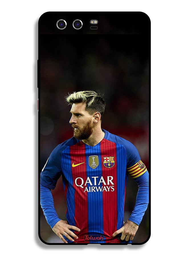Tolwak Huawei P10 Plus Protective Case Cover Messi Barcelona - Image 2