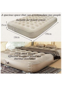 Generic Single Person Camping Mattress Built In Charging Pump Skinfriendly waterproof and wear resistant fabric Double honeycomb column design Multi-Functional Application  - Image 5