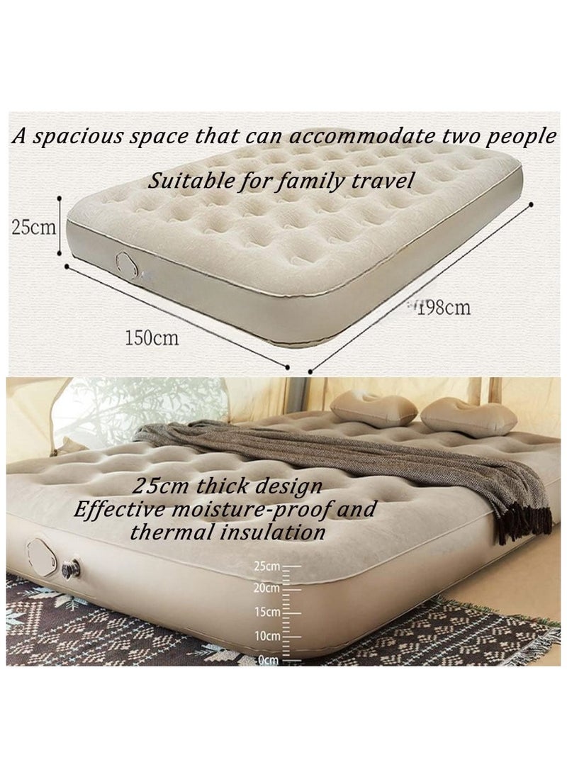 Generic - Single Person Camping Mattress Built In Charging Pump Skinfriendly waterproof and wear resistant fabric Double honeycomb column design Multi-Functional Application - Image 1