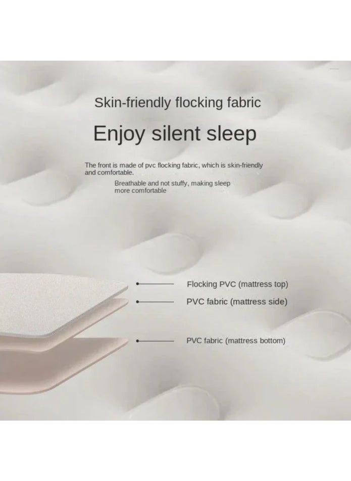 Generic - Single Person Camping Mattress Built In Charging Pump Skinfriendly waterproof and wear resistant fabric Double honeycomb column design Multi-Functional Application - Image 1