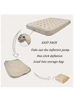Generic Single Person Camping Mattress Built In Charging Pump Skinfriendly waterproof and wear resistant fabric Double honeycomb column design Multi-Functional Application  - Image 2
