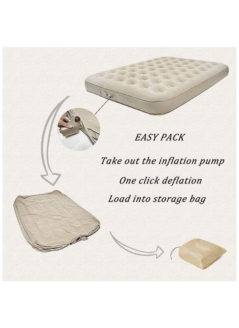 Generic - Single Person Camping Mattress Built In Charging Pump Skinfriendly waterproof and wear resistant fabric Double honeycomb column design Multi-Functional Application - Image 1