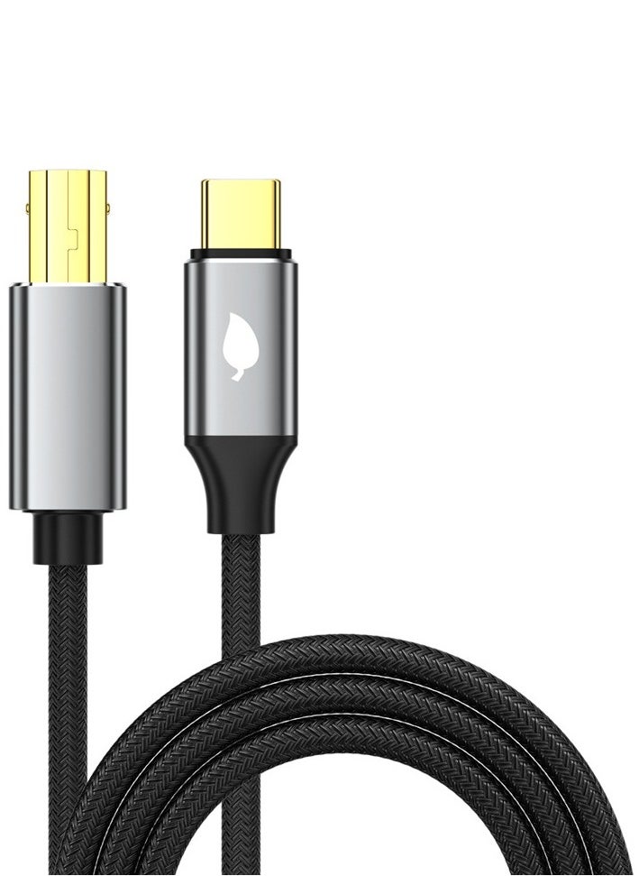 Samu - USB C to USB B Printer Cable 2m,  Type C to USB B port Printer Cable for MacBook Pro, Air,huawei,xiaomi laptop,and other Computer with C-port ,Type-C port device,Printer port device - Image 1