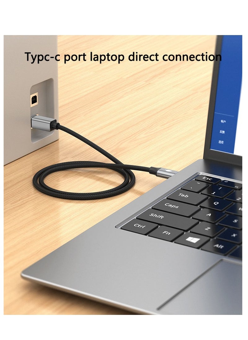 Samu - USB C to USB B Printer Cable 2m,  Type C to USB B port Printer Cable for MacBook Pro, Air,huawei,xiaomi laptop,and other Computer with C-port ,Type-C port device,Printer port device - Image 1
