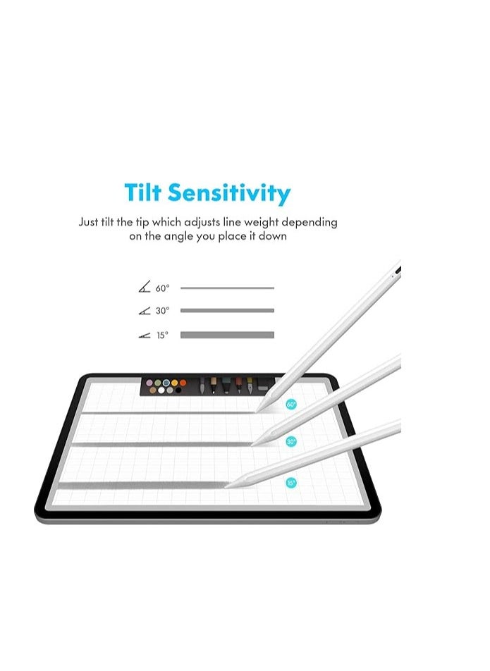 ماركة غير محددة - قلم ستايلس لشاشات اللمس التي تعمل بنظام اندرويد للتابلت متوافق مع سامسونج هواوي تابلت موبايل سعوي طرفين بديلين خاصية رفض راحة اليد - Image 1