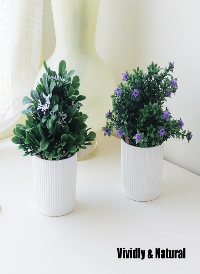 TOTOGA Artificial Hanging Plants 4 Pack Fake Potted Plants for Wall Home Room Office Indoor Decor - Image 5