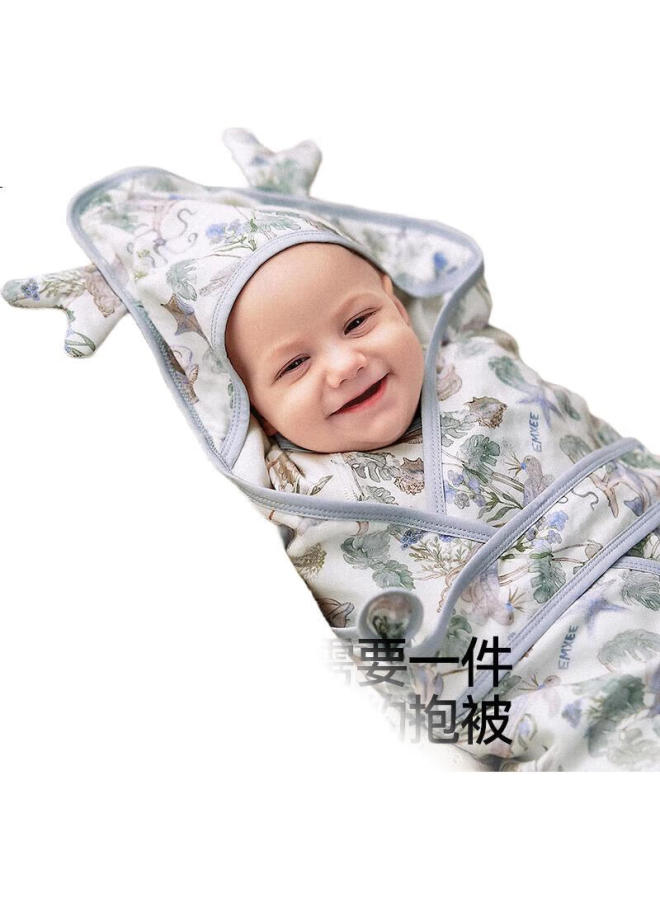 Emxee Baby Swaddle Blanket Four Seasons Pack Single Newborn Baby Baby Towel Spring And Autumn Dreamy Wonderland 90*90Cm - Image 1