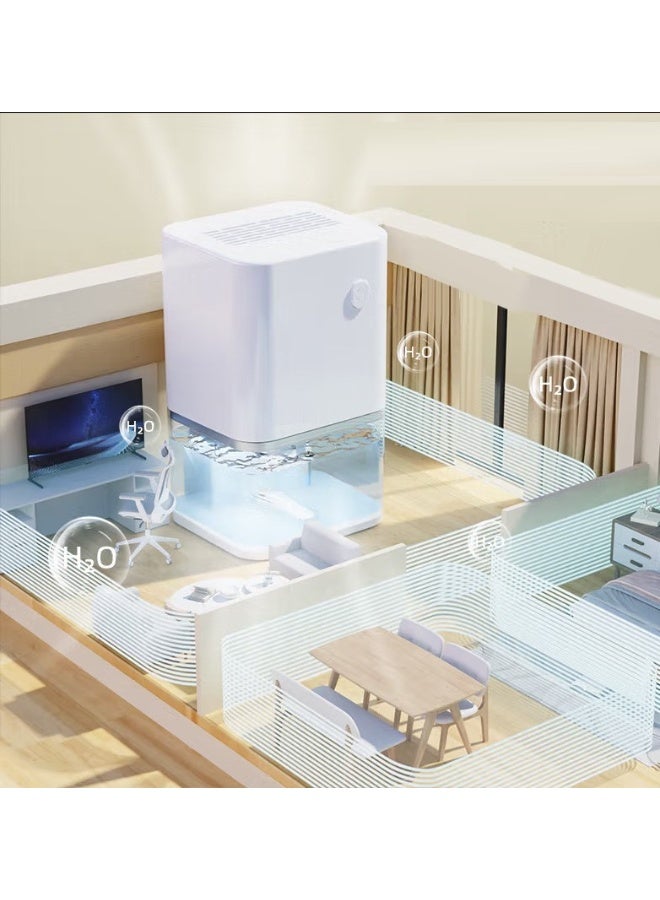 PENG GENERAL Portable Mini Dehumidifier, Electric Moisture Absorber White - Image 2