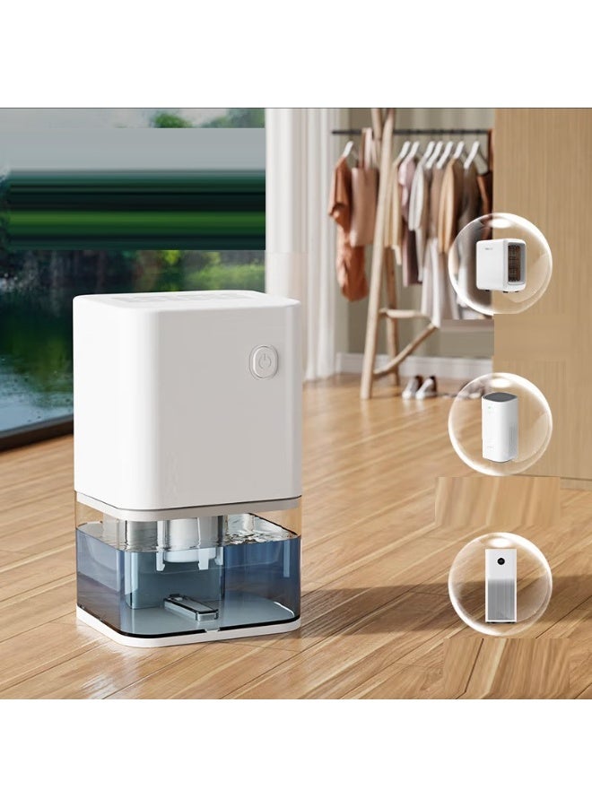 PENG GENERAL Portable Mini Dehumidifier, Electric Moisture Absorber White - Image 3