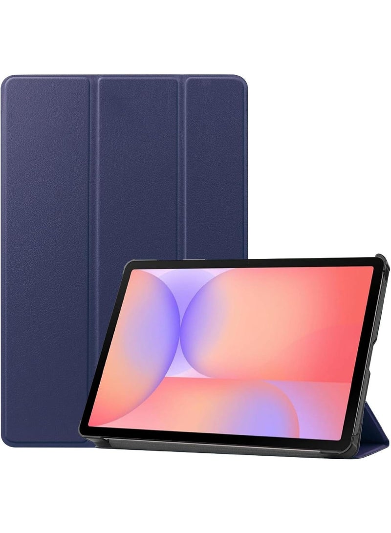 VKL Case Compatible with Galaxy Tab S10 Lite 10.9 inch 2025 Tri-Fold Smart Tablet Case, Hard PC Back Shell Slim Stand Folio Case Cover [Support Pen Magnetic Charging] (Dark Blue) - Image 1