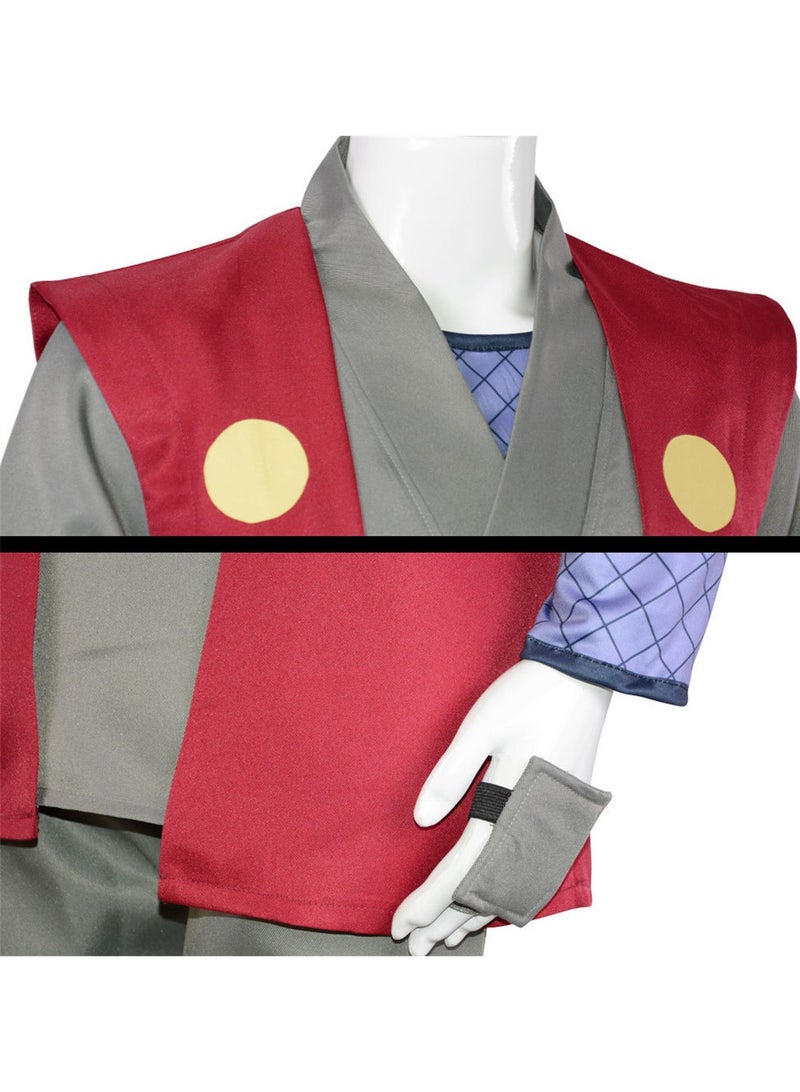 Anime Naruto Cosplay Set Jiraiya cosplay costume - Image 5