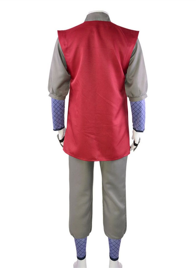 Anime Naruto Cosplay Set Jiraiya cosplay costume - Image 4