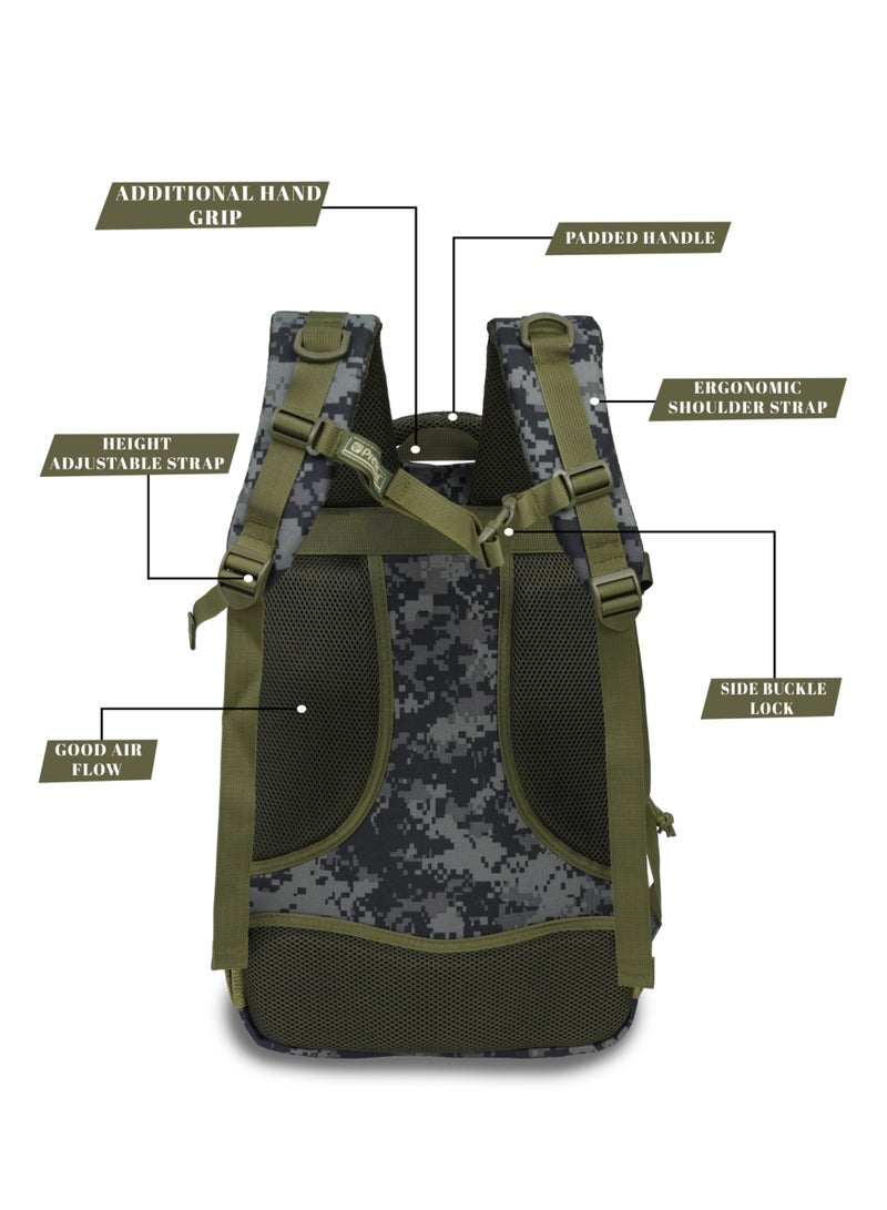 President Premium military backpack 18" inch waterproof with large capacity, Multifunction for Traveling, luggage, and Sports Model-81310 (LIGHT GREEN) - Image 4