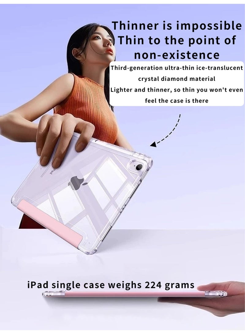 Golau Pink Slim Folio Case for iPad 10th Generation 10.9" 2022 - Auto Sleep/Wake, Pencil Holder - Image 5