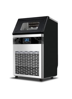 Cool Baby Hicon Commercial Ice Maker Machine,220W Automatic Ice Maker, 120kg / 24H, 90 Ice Cubes in 10-20 Mins, Ice storage 22L, Self-Cleaning, For Bar/Coffee Shop/Tea Shop 2 Ways To Add Water  - Image 1