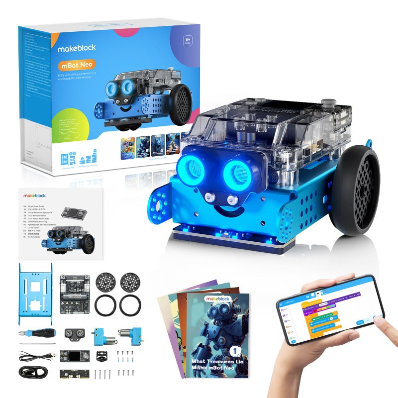 Makeblock mBot2 Coding Robot for Kids, AI Learning Support Scratch & Python Programming, Robotics Kit for Kids Ages 8-12 and up, Building STEM Robot Toys Gifts for Boys Girls - Image 1