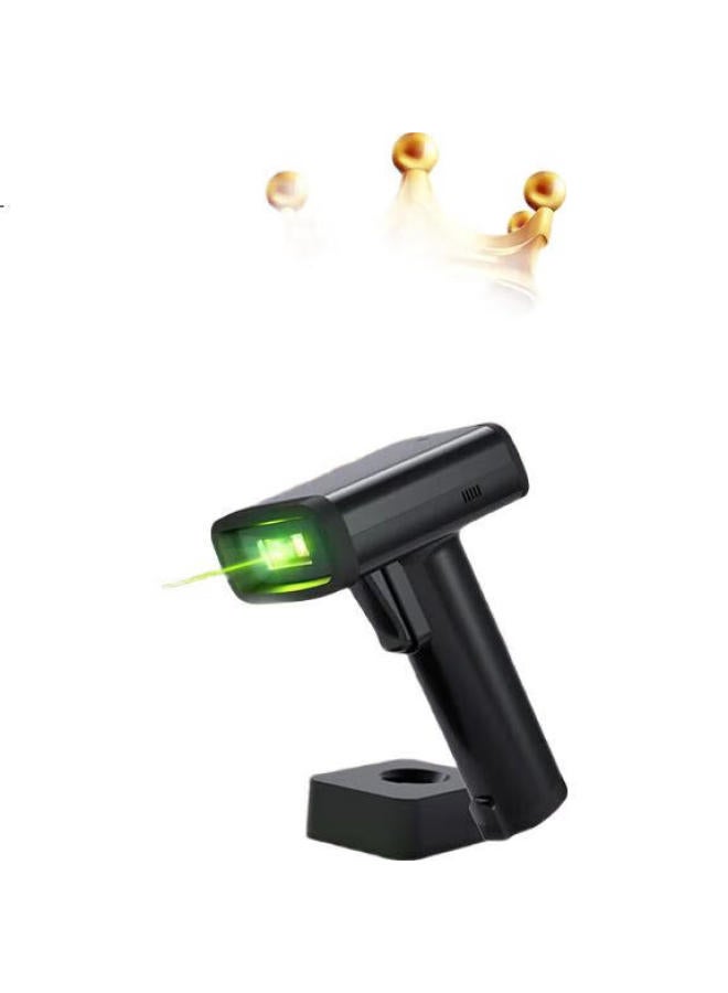 Deli Barcode Scanner, Wireless Barcode Scanner, Traceability For Pharmaceuticals, Express Delivery And Logistics Inquiry, Bluetooth With Charging Dock, Led Screen, 2D Barcode Scanner 14970Wb - Image 2