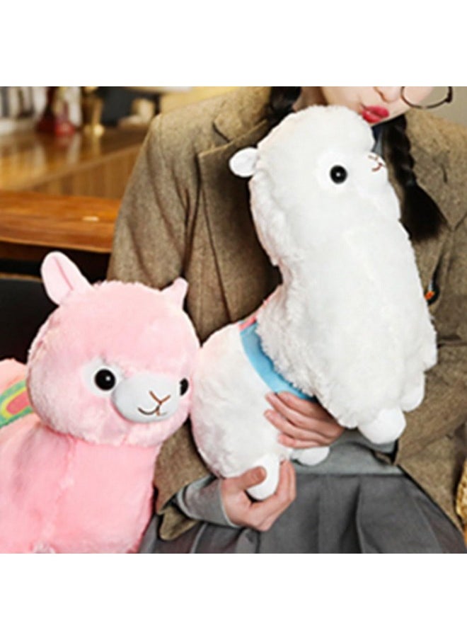 OUKEYI Alpaca Plush Toy, 13.7""/35Cm Stuffed Animal Alpaca Doll Plushie Hug Pillow Soft Fluffy Cushion Super Christmas Valentine Gift, Birthday, White  - Image 5