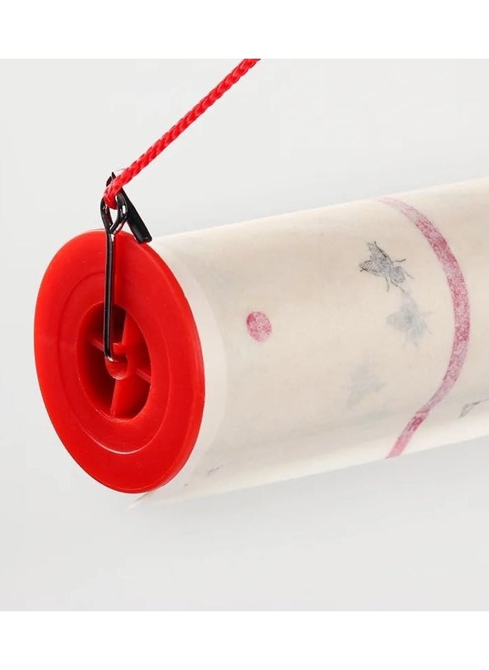 VIO Flying Insect Glue Sticker Trap Eco Friendly Pest Control Solution Indoor Use Sticky Fly Paper Strips Effective Mosquito Gnats Fruit Fly Bug Catcher Safe Home Fly Trap Kit with Hanging Hooks  - Image 3