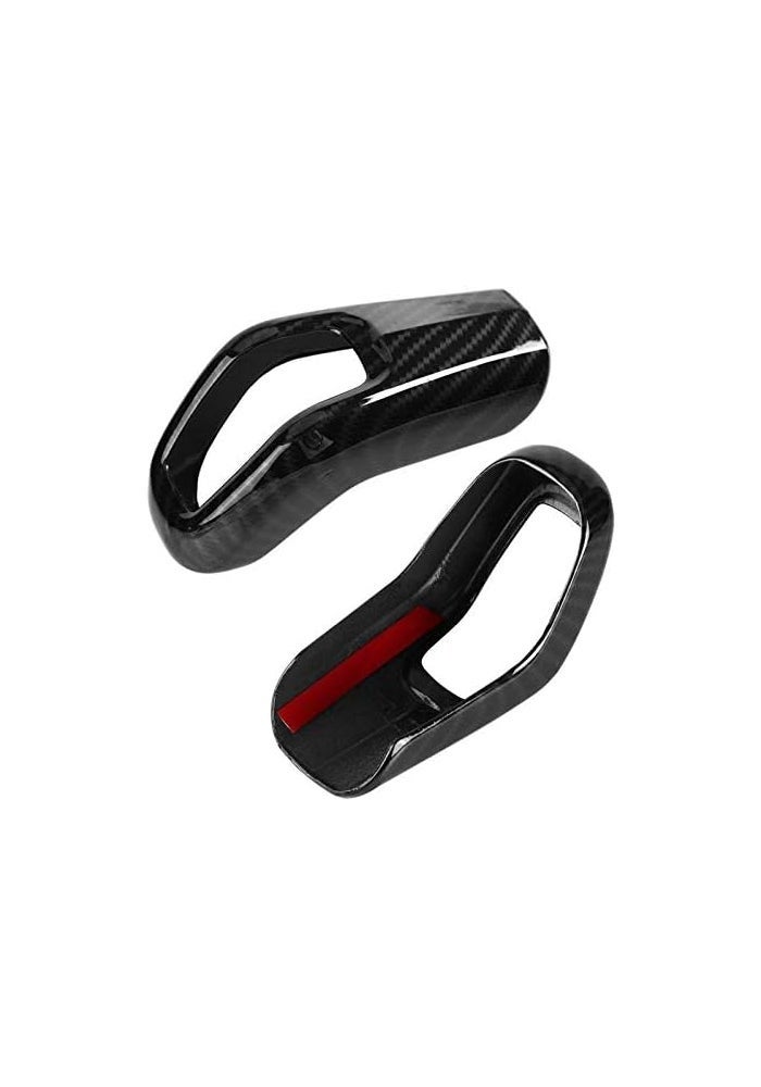 QASULER Carbon Fiber Gear Shift Knob Cover for Range Rover - Image 5
