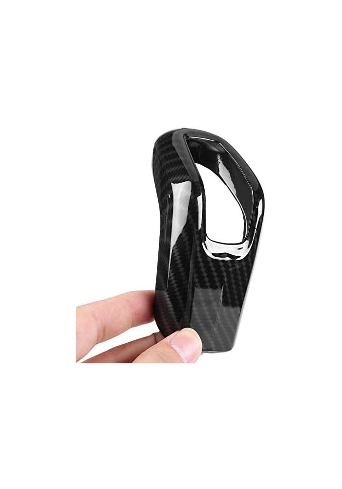 QASULER Carbon Fiber Gear Shift Knob Cover for Range Rover - Image 4