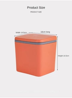 MAAS 3-Piece Pedal Trash Bin Made of Premium Quality Plastic for Home and Office Use 2.8L  - Image 5