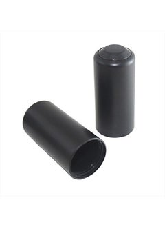 jp 2 PCS Replacement Mic Battery Screw on Cap/Cover/Cup for Shure PGX/SLX Wireless (Black)  - Image 1