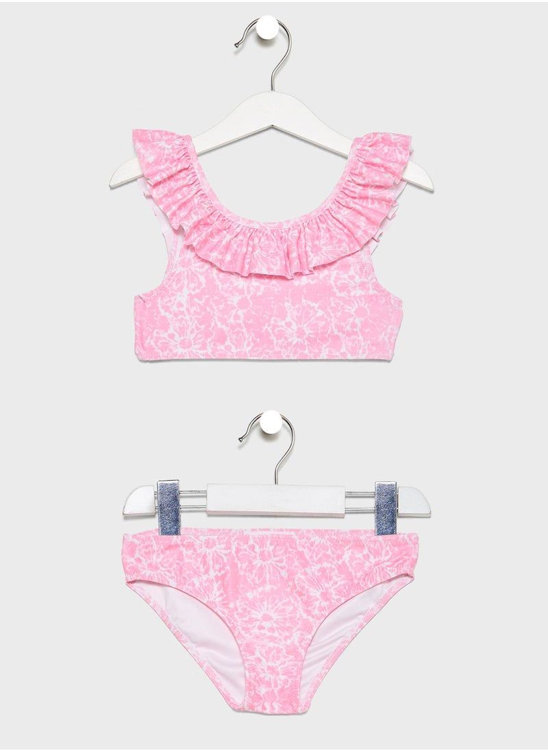 MANGO - Kids Floral Print Bikini - Image 1