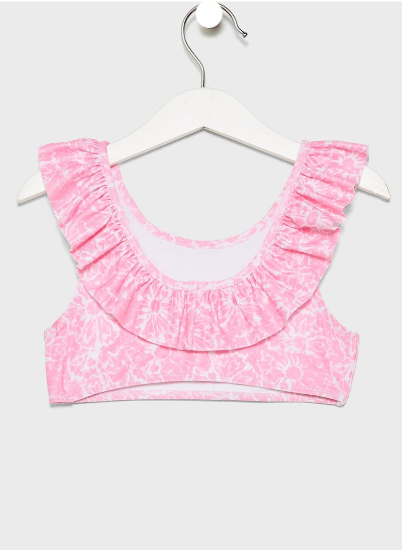 MANGO - Kids Floral Print Bikini - Image 1
