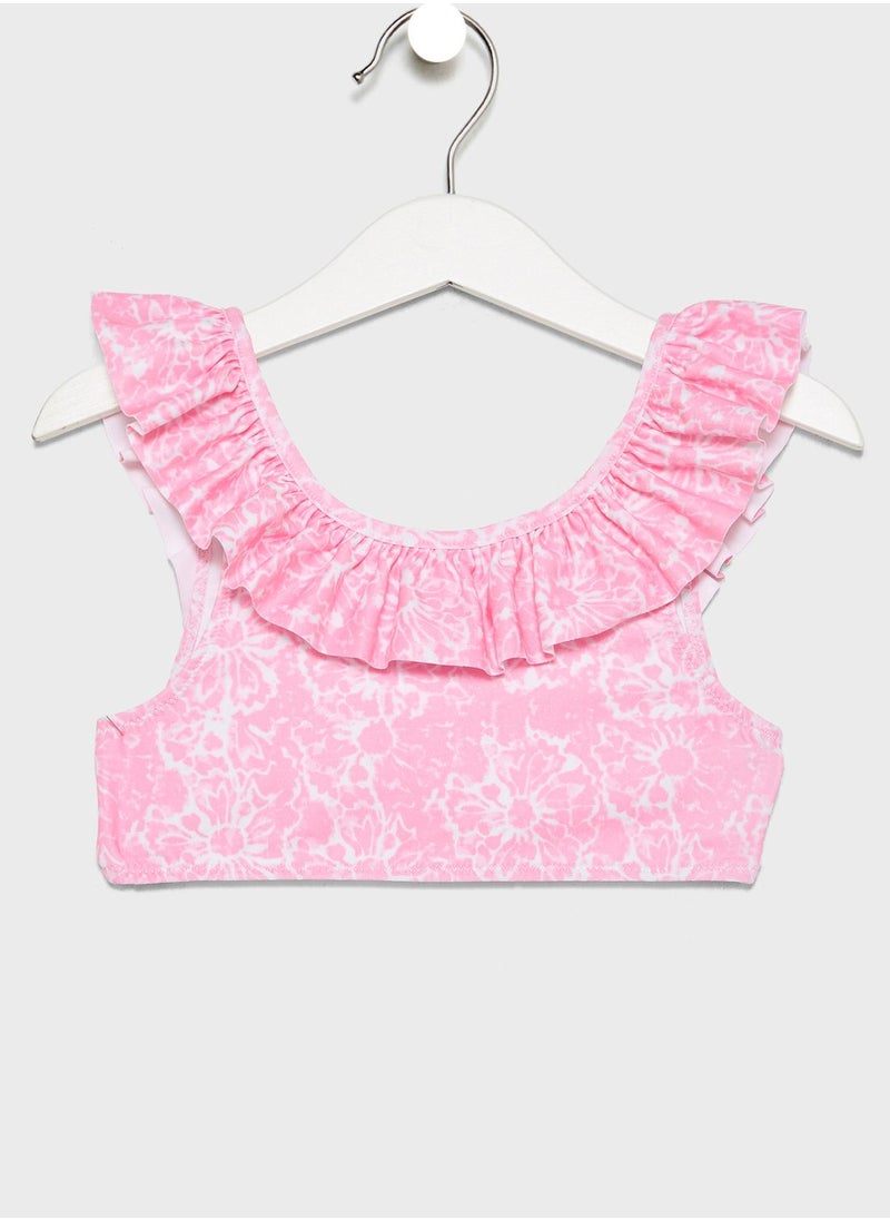 MANGO - Kids Floral Print Bikini - Image 1