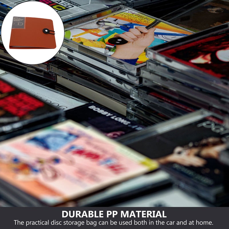 2 قطع 12 جيوب cd تخزين حالة التخزين منظم حقيبة وقائية القرص - Image 5