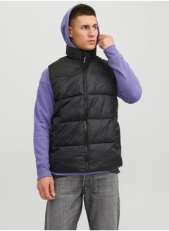 Solid Padded Zip Up Body Warmer