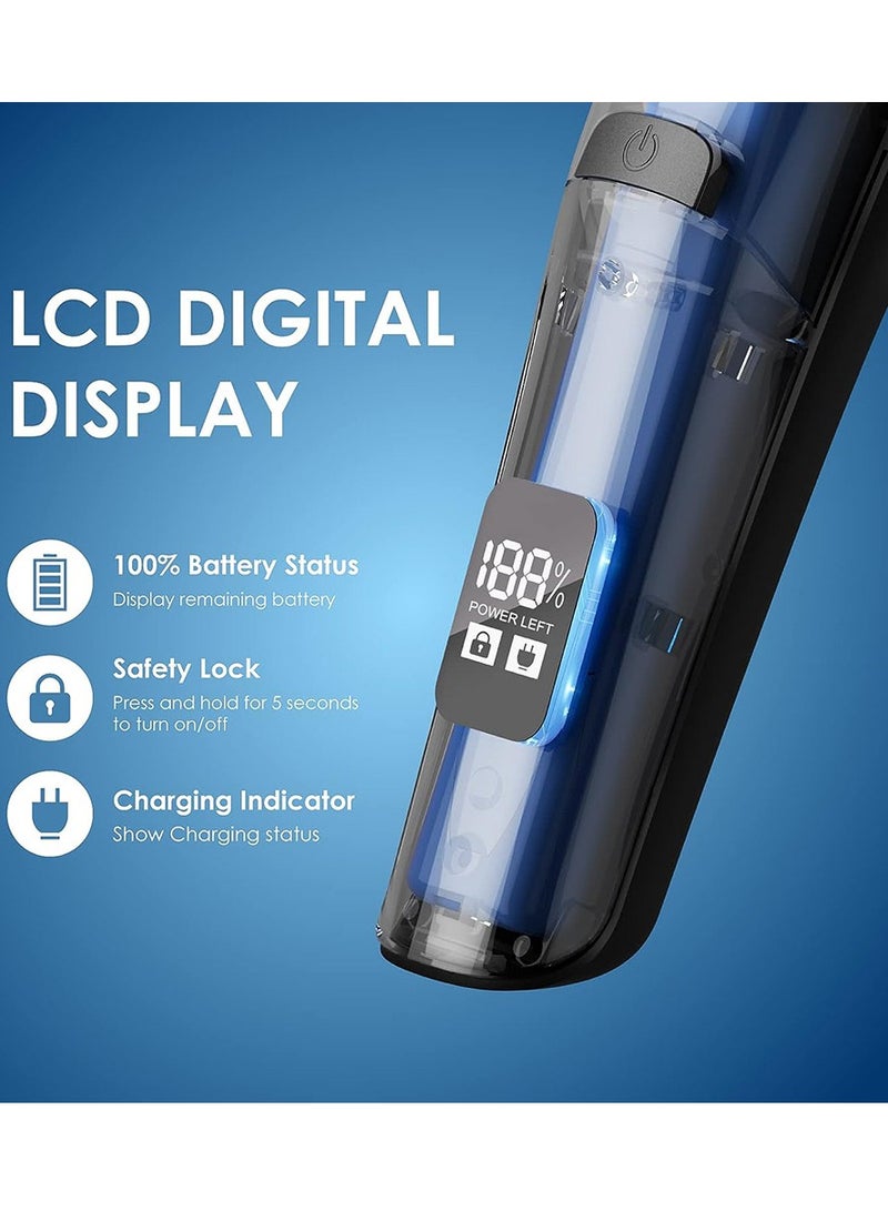 Oraimo Smart Trimmer 2 Professional Cordless Multifunctional with Fine Adjustment Dial, Digital LCD Display, Stainless Steel Blades and IPX7 Fully Washable - Image 4